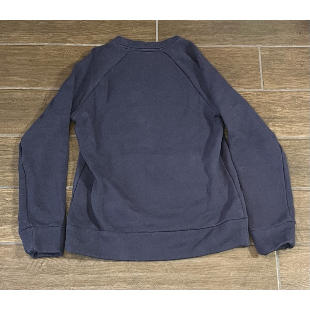 Bearded Goat BDGT Men's Sweatshirt Size S Navy Long Sleeve Kangaroo Pocket - Picture 6 of 6